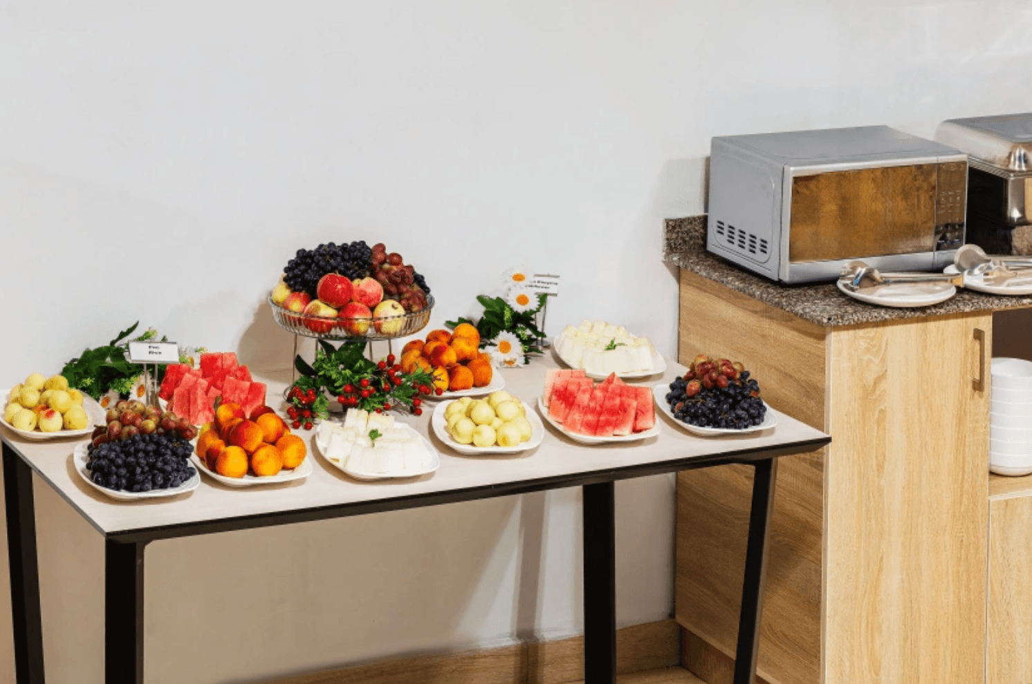 Solief Hotel — breakfast spread