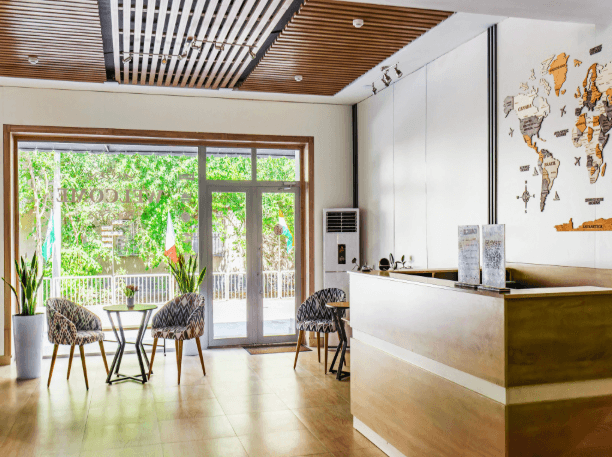 Solief Hotel — lobby and reception
